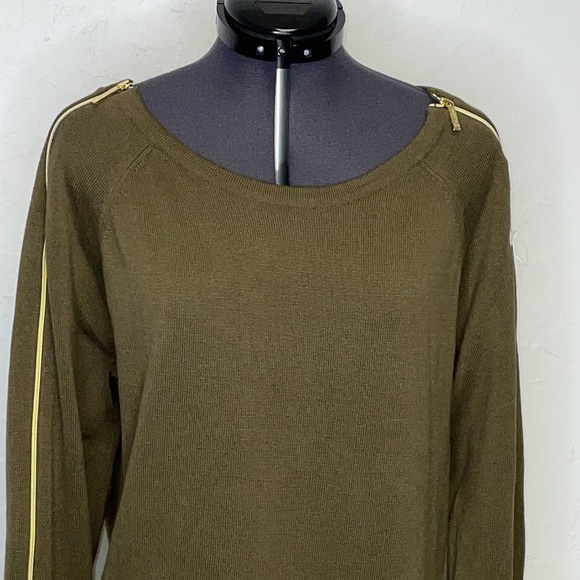 Michael Michael Kors Olive Green Sweater Dress - Picture 2 of 8
